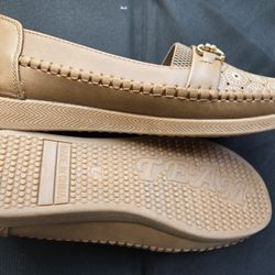 Comfortable Solid Brown  Mocassins Shoes 