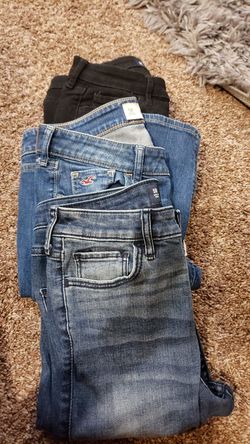 3 Pair of Hollister Jeans Size 5