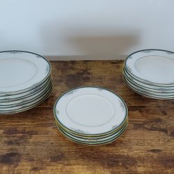 SET of 19  Noritake 4111 Landon Dinnerware Made in Phillipines VINTAGE