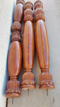 4 Solid Wood Pillars / Posts - $50 for ALL
