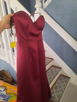 Vestido  Cocktel Color Vino _ Cocktel Dress