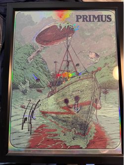 Primus Frizzle Fry Poster signed by Les Claypool