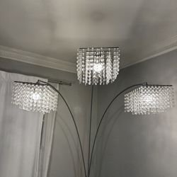 Floor Lamp With Dimmable And Colored Lights