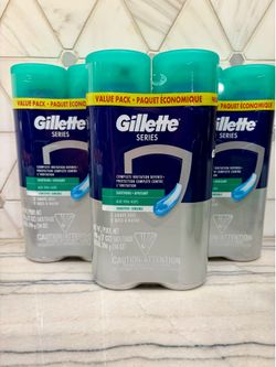Shaving cream, Gillette Series Complete Irritation Defense Shave Gels - 2 Can set. New/unopened.