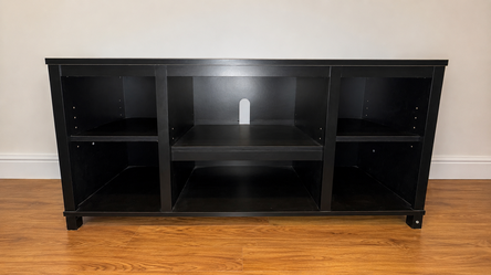 Ameriwood Home Black TV Stand with Storage – Fits up to 65” TV