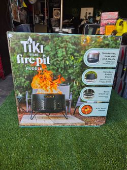 TIKI Brand Huddle Smokeless Fire Pit - Nuevo en Caja