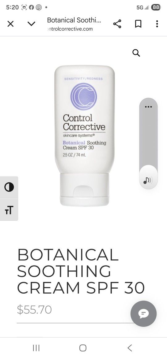 Facial SPF & Moisturizer