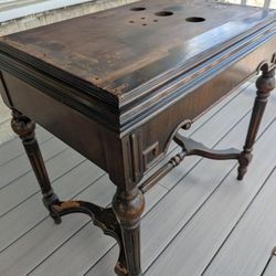 Antique Sewing Machine Table