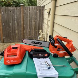 Echo DCS-2500T Top handle chain saw w/12” bar battery and charger included (new)