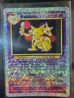 2002 POKEMON LEGENDARY COLLECTION #49/110 KADABRA REVERSE HOLO