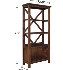 Ashley Baldridge 78" Bookcase with 4 n Shelves