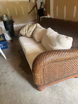 Wicker  Couch