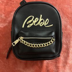 Bebe Leather Mini Backpack 