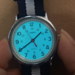 Timex Weekender 38mm Unisex Analog Watch | INDIGLO Backlight | Adjustable Durable Nylon Fabric Slip Through Strap | 24 Hour Time