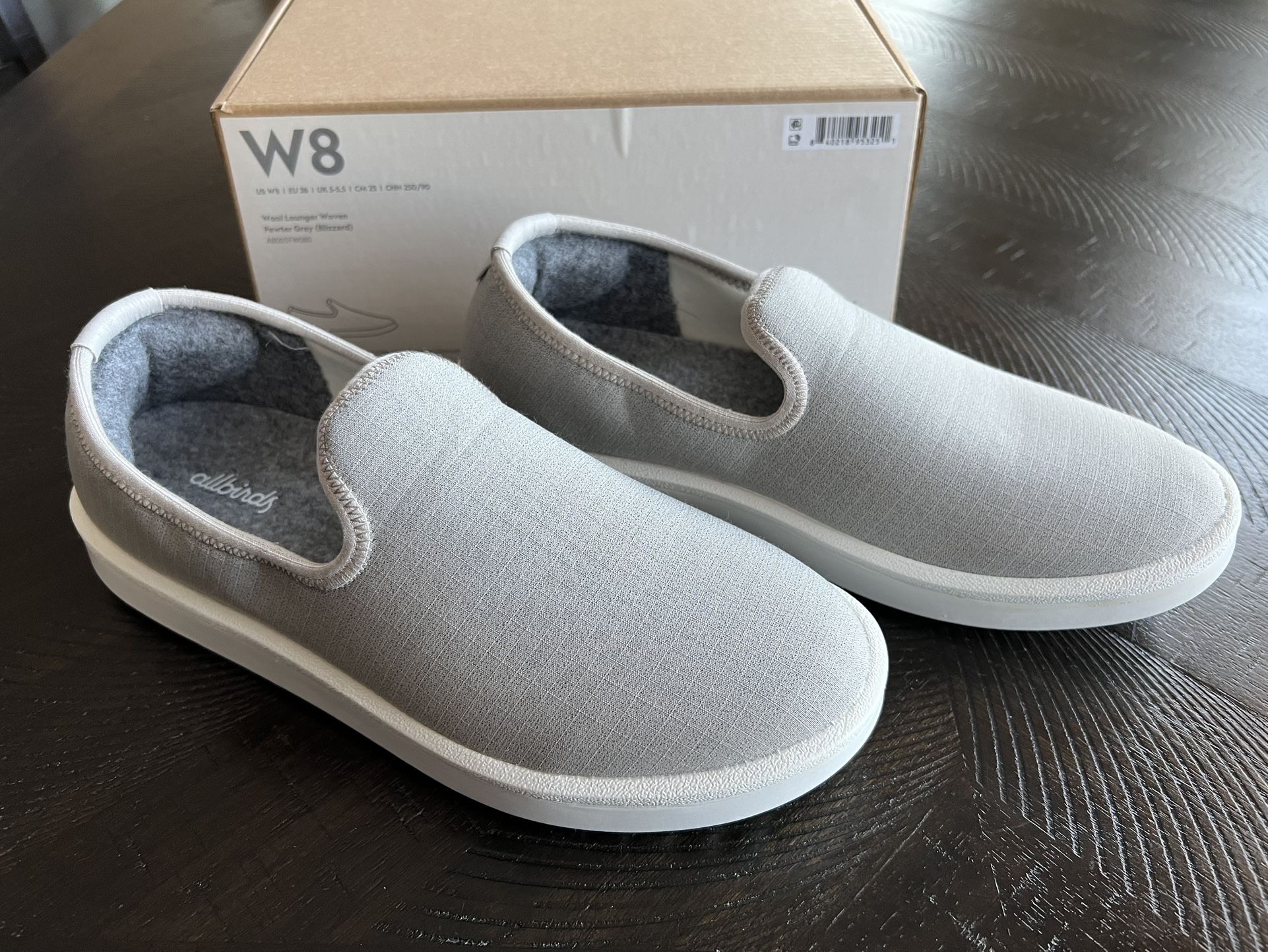 Women's Wool Lounger Woven - Peeter Grey (Blizzard)