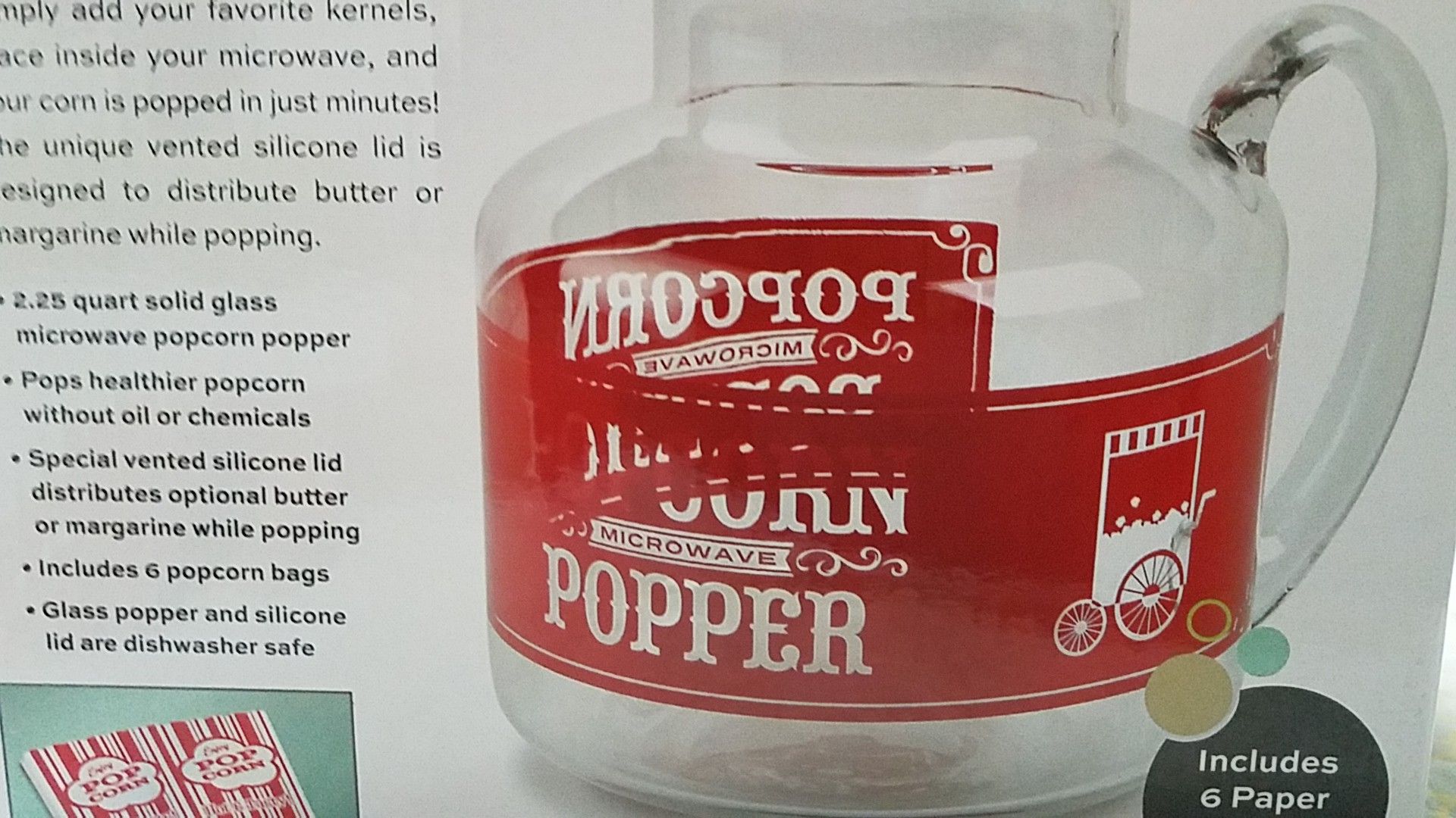 Microwave Popcorn Popper