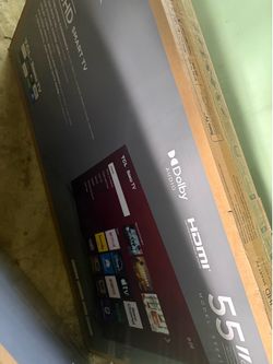 55in tv new in box