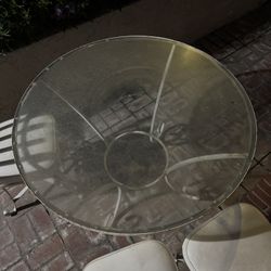 Wrought Iron Table With Matching Chairs 