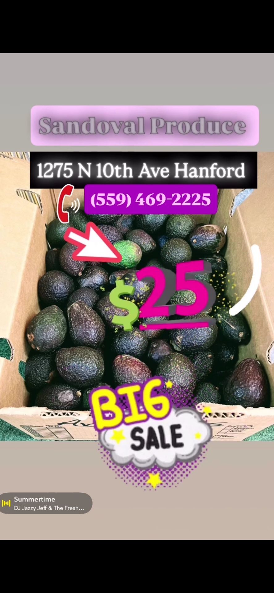 Big Saw On Avocados 