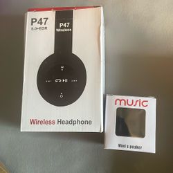 Wireless Headphones & Speaker (READ DESCRIPTION)