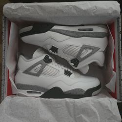 Jordan 4 White Cement
