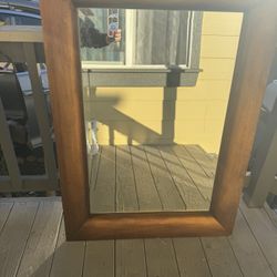 Heavy Brown Mirror 
