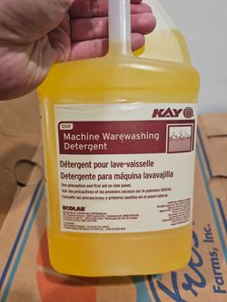 ​🚨 QUICK SALE: 4-Gal Box KAY Ecolab Machine Detergent - $50