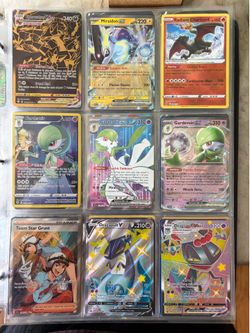 Assorted Pokémon cards