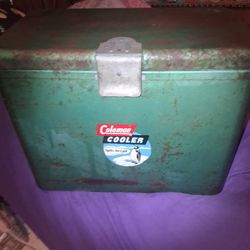 Antique Coleman ice chest
