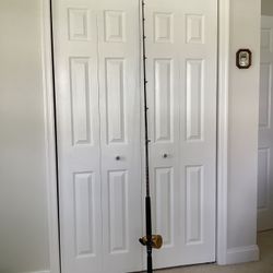 Handcrafted Star Rod W/Penn international Reel