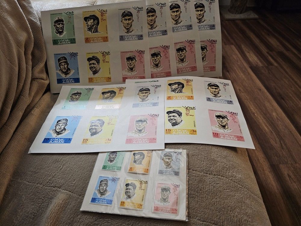Baseball Vintage Stamps