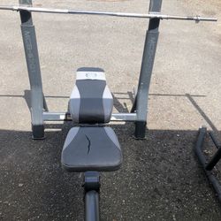 Weight Bench And Bar