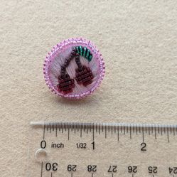 Hand Made Beaded Pin