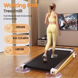Brand NEW Yagud Walking Pad Treadmill with Incline for Home Office, Portable Under Desk Treadmill with Remote Control and LED Display, Walking Jogging