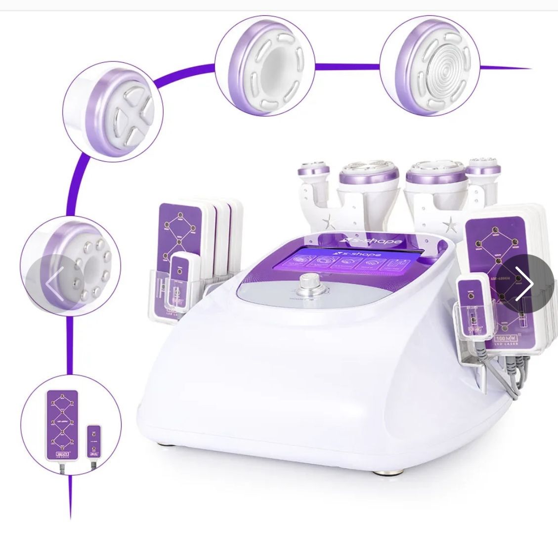 Fat Cavitation 30K S Shape Machine 160MW Lipo Laser Fat Burning I bought.this and all you need to use the right way and did a few treatments and foun