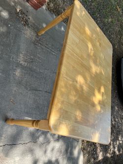 Solid Wood Dining Table with Turned Legs