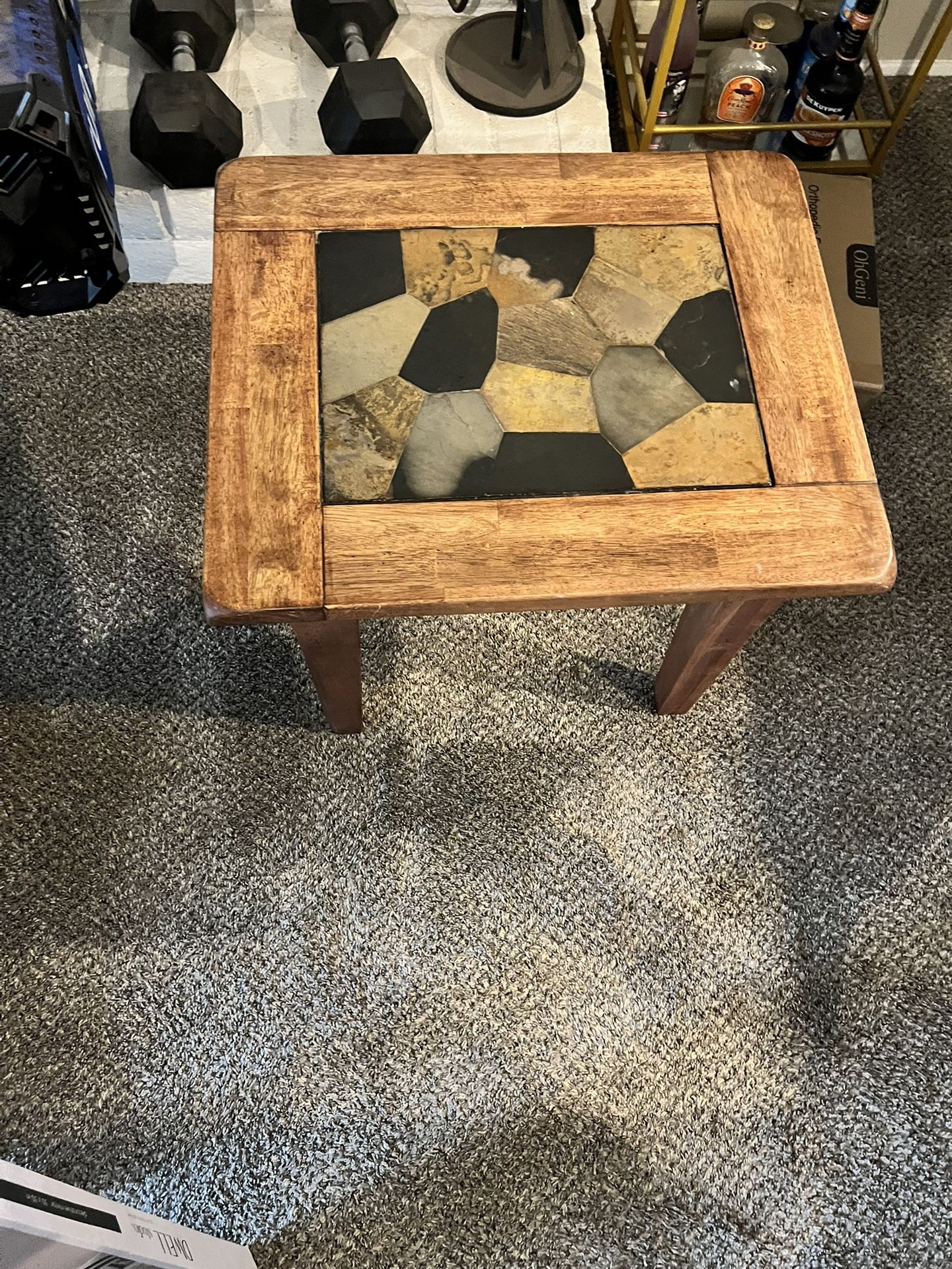 2 Wood End Tables