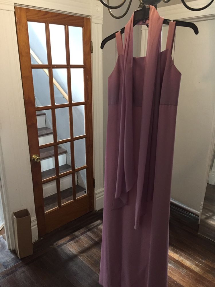 Papell Boutique Lavender Bridesmaid Dress