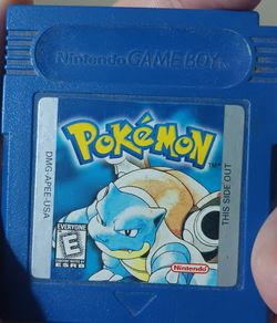 Pokémon game boy cartridge blue no box