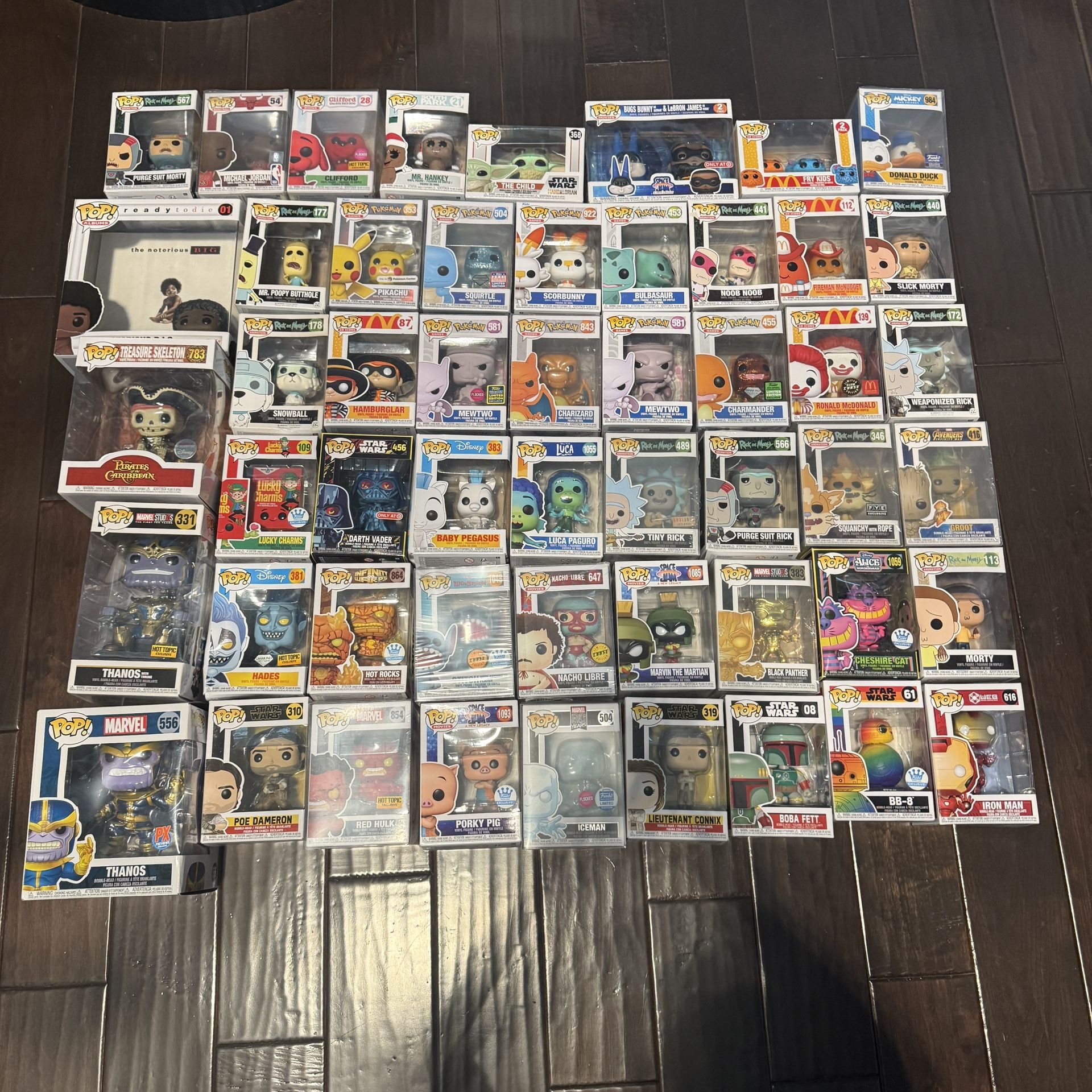 Funko Pops ALL BRAND NEW MESSAGE FOR PRICE