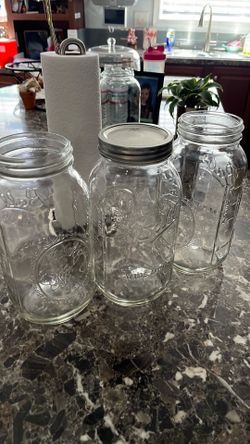 Wide Mouth 6 cup canning jars