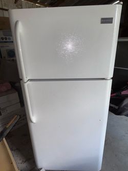 Frigidaire white fridge