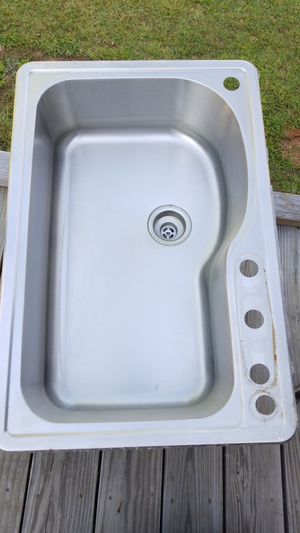 Photo Stainless steel sink. 100.00 or best offer. They are over 250 if buy new