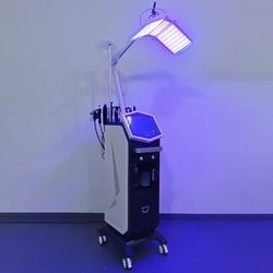 Oxygen Facial Machine Water Oxygen Jet Pdt Led Light Therapy Professional Beauty Device Machine