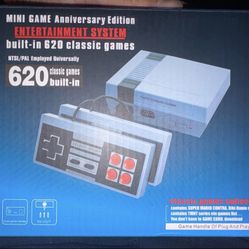 Mini Retro Game Console – 620 Built-In Games – NEW