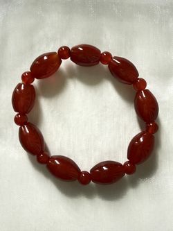 brown Jade stretchy bracelet small size