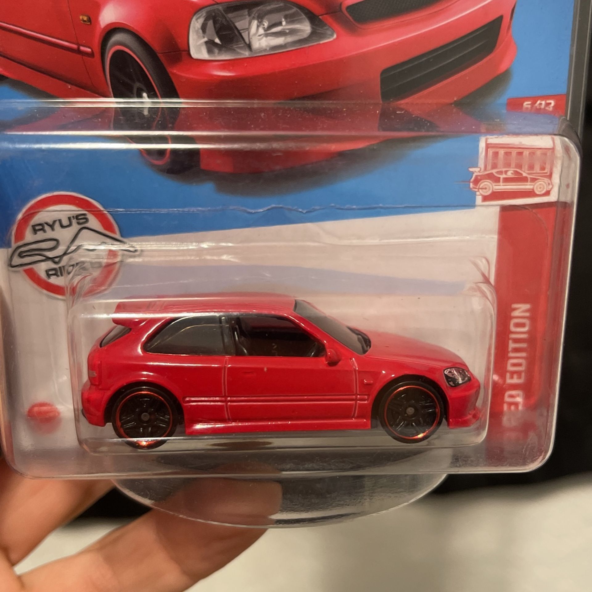 Red Civic Honda Type R Factory Sealed 2022 Hot Wheels