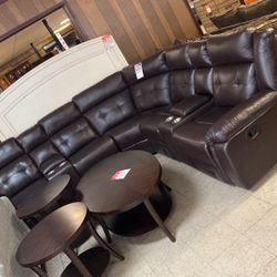 Brand new faux leather sectional $2000