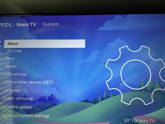 50’ TCL Roku Tv