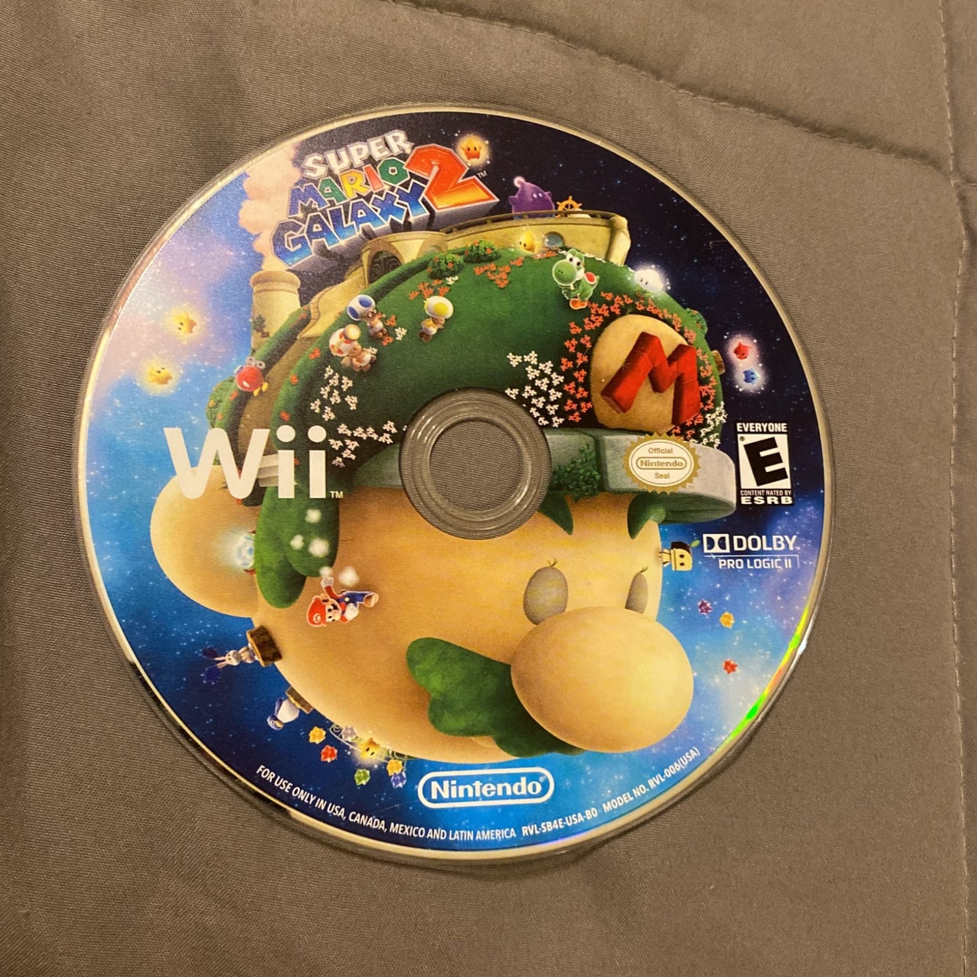 Nintendo Wii Super Mario Galaxy 2 Video Game Single Disc Only